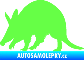 Samolepka Mravenečník 002 levá Fluorescentní zelená