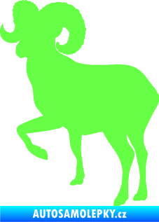 Samolepka Muflon 002 levá Fluorescentní zelená