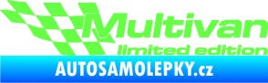 Samolepka Multivan limited edition levá Fluorescentní zelená
