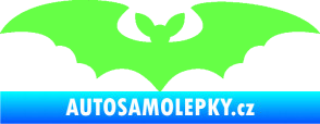 Samolepka Netopýr 006 Fluorescentní zelená