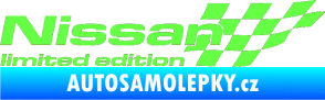 Samolepka Nissan limited edition pravá Fluorescentní zelená