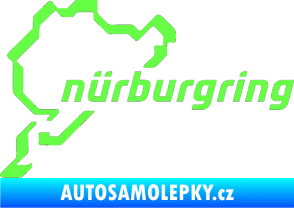 Samolepka Nurburgring Fluorescentní zelená