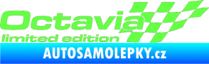 Samolepka Octavia limited edition pravá Fluorescentní zelená