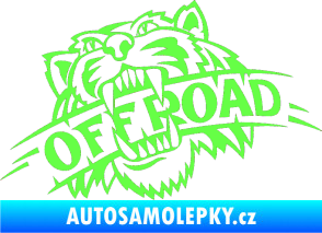Samolepka Off Road 001  Fluorescentní zelená