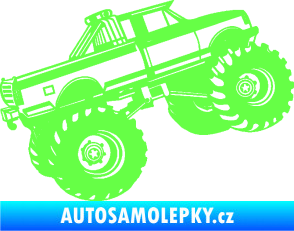 Samolepka Off Road 003 pravá Fluorescentní zelená