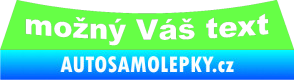 Samolepka Opel Astra G - zadní Fluorescentní zelená