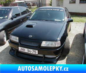 Samolepka Opel Vectra A - přední Fluorescentní zelená