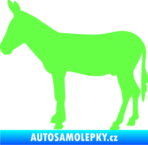 Samolepka Osel 002 levá Fluorescentní zelená