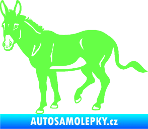 Samolepka Osel 003 levá Fluorescentní zelená