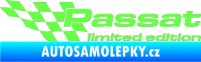 Samolepka Passat limited edition levá Fluorescentní zelená