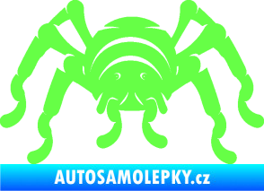 Samolepka Pavouk 018 Fluorescentní zelená