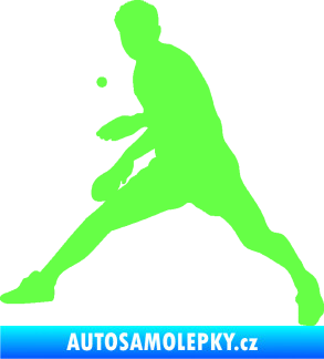 Samolepka Ping pong 002 levá Fluorescentní zelená