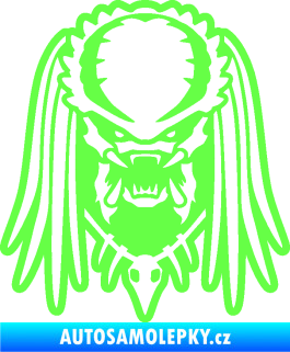 Samolepka Predátor 002 Fluorescentní zelená