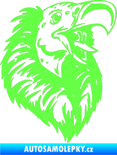Samolepka Predators 009 pravá sup Fluorescentní zelená