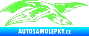 Samolepka Predators 032 pravá Fluorescentní zelená