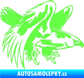 Samolepka Predators 034 pravá Fluorescentní zelená