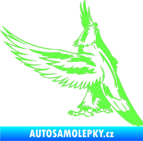 Samolepka Predators 054 levá orel Fluorescentní zelená