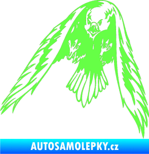 Samolepka Predators 055 levá Fluorescentní zelená