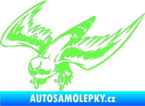 Samolepka Predators 056 levá Fluorescentní zelená