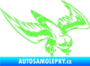 Samolepka Predators 056 pravá Fluorescentní zelená