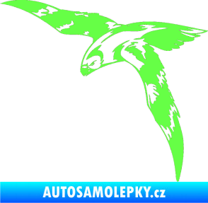 Samolepka Predators 062 levá Fluorescentní zelená