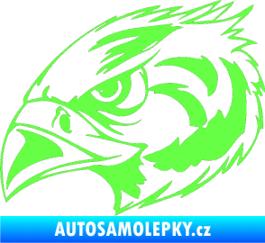 Samolepka Predators 084 levá Fluorescentní zelená