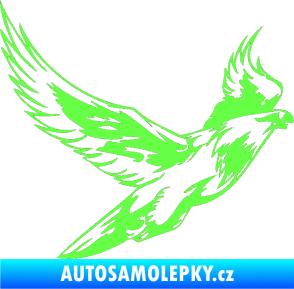 Samolepka Predators 088 pravá Fluorescentní zelená