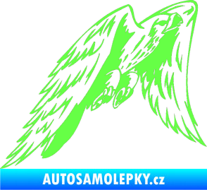 Samolepka Predators 090 pravá sokol Fluorescentní zelená