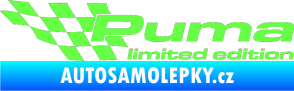 Samolepka Puma limited edition levá Fluorescentní zelená