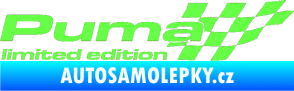 Samolepka Puma limited edition pravá Fluorescentní zelená