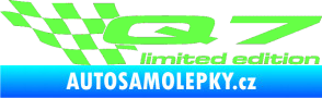 Samolepka Q7 limited edition levá Fluorescentní zelená