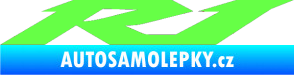 Samolepka R1 001 Fluorescentní zelená