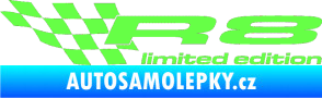 Samolepka R8 limited edition levá Fluorescentní zelená