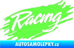 Samolepka Racing 002 Fluorescentní zelená