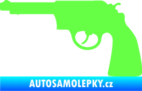 Samolepka Revolver 002 levá Fluorescentní zelená