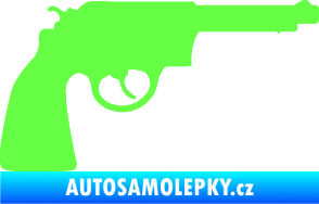 Samolepka Revolver 002 pravá Fluorescentní zelená