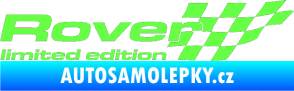 Samolepka Rover limited edition pravá Fluorescentní zelená