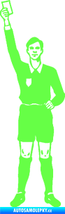 Samolepka Rozhodčí 002 levá Fluorescentní zelená