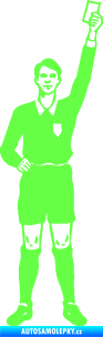 Samolepka Rozhodčí 002 pravá Fluorescentní zelená