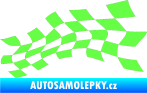 Samolepka Šachovnice 020 Fluorescentní zelená