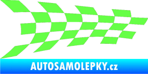 Samolepka Šachovnice 024 Fluorescentní zelená
