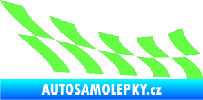 Samolepka Šachovnice 030 Fluorescentní zelená