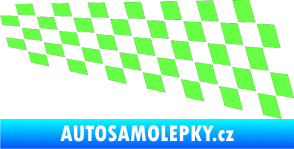 Samolepka Šachovnice 033 Fluorescentní zelená