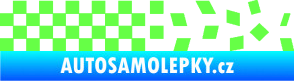 Samolepka Šachovnice 082 Fluorescentní zelená