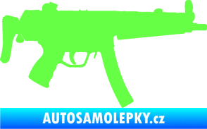 Samolepka Samopal 001 pravá Fluorescentní zelená