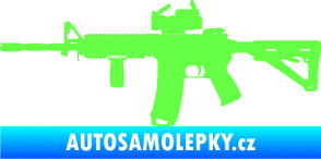 Samolepka Samopal 003 levá Fluorescentní zelená