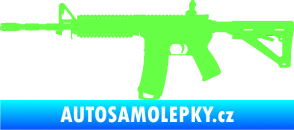 Samolepka Samopal 004 levá Fluorescentní zelená