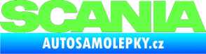 Samolepka Scania Fluorescentní zelená