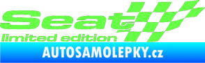 Samolepka Seat limited edition pravá Fluorescentní zelená