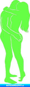 Samolepka Sexy siluety 028 Fluorescentní zelená